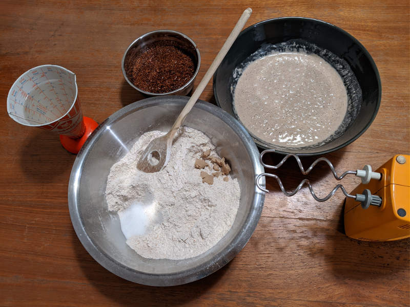 Brot backen Zutaten